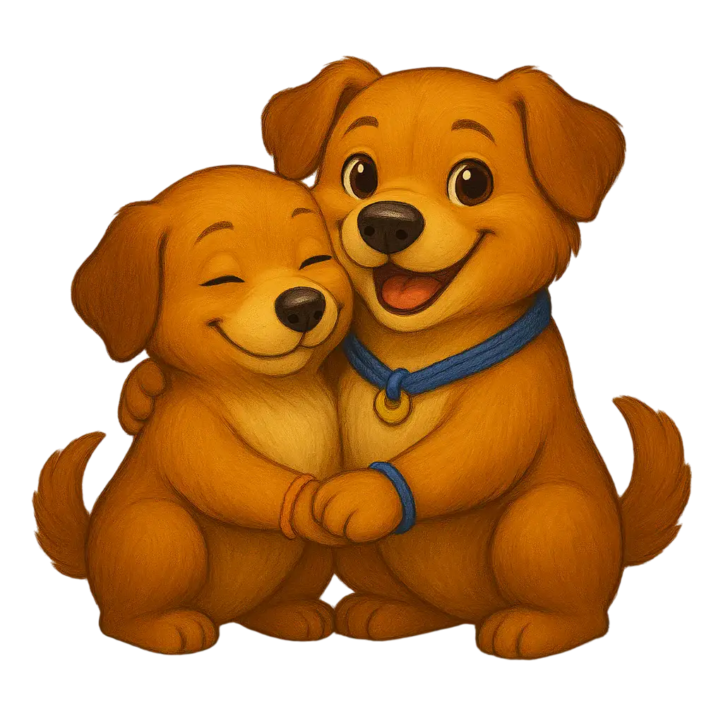 Dog character icon